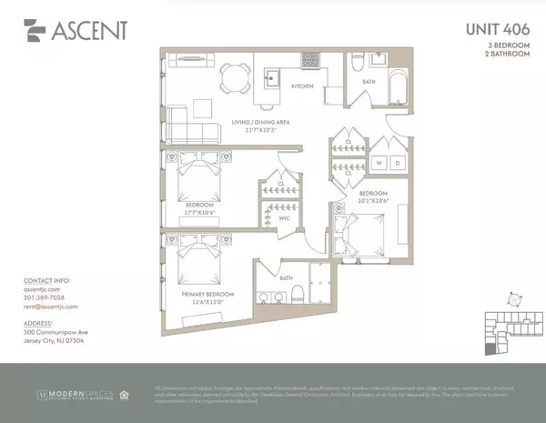 3 bedrooms apartment for rent in Jersey City - Jersey City / Hoboken, New York