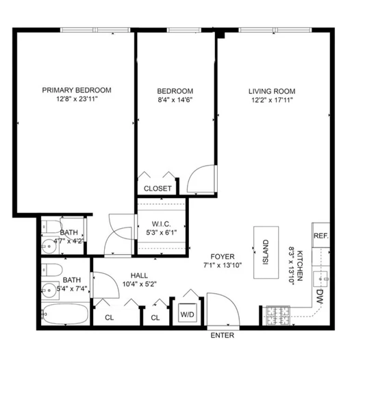 2 bedrooms apartment for rent in Harlem - Manhattan, New York