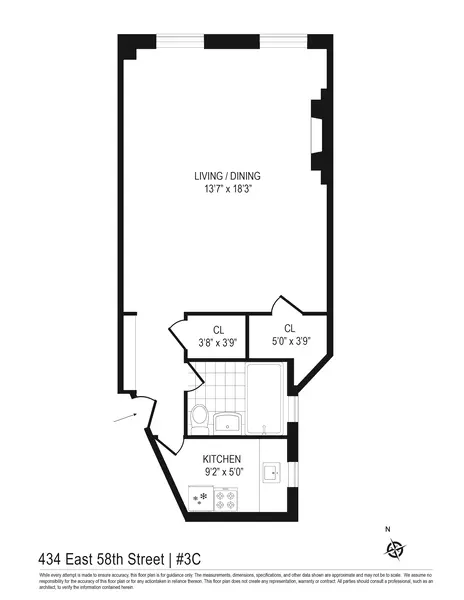 Studio Apartment for rent in Midtown East - Manhattan, New York