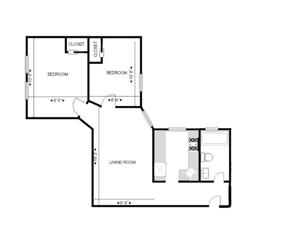 2 bedrooms apartment for rent in Morningside Heights - Manhattan, New York