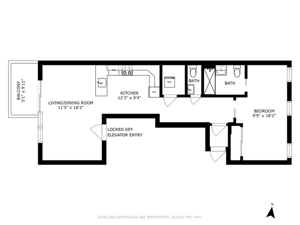 1 bedroom apartment for rent in Midtown - Manhattan, New York