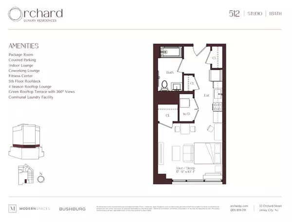 Studio Apartment for rent in Jersey City - Jersey City / Hoboken, New York