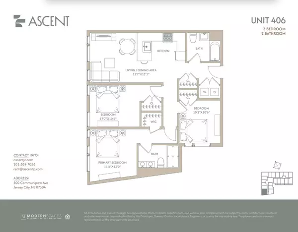 3 bedrooms apartment for rent in Jersey City - Jersey City / Hoboken, New York