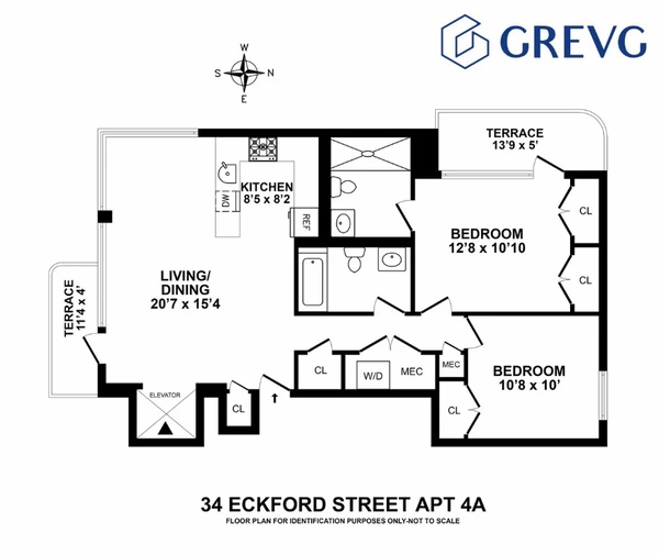 2 bedrooms apartment for rent in Greenpoint - Brooklyn, New York