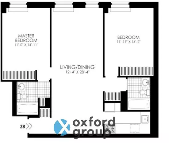 2 bedrooms apartment for rent in Midtown West - Manhattan, New York