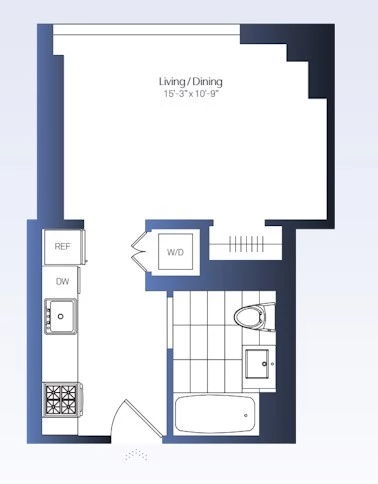 Studio Apartment for rent in Midtown West - Manhattan, New York