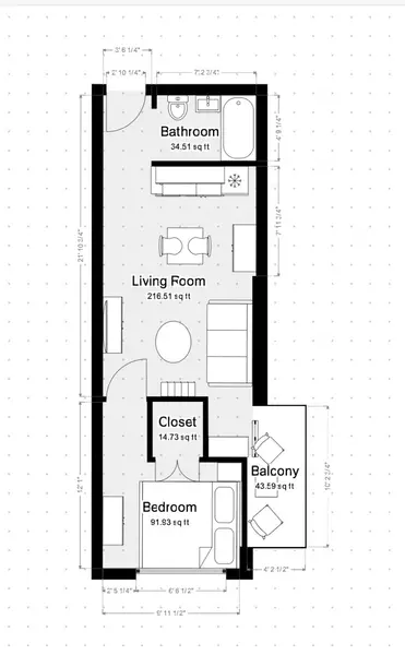 1 bedroom apartment for rent in East Village - Manhattan, New York