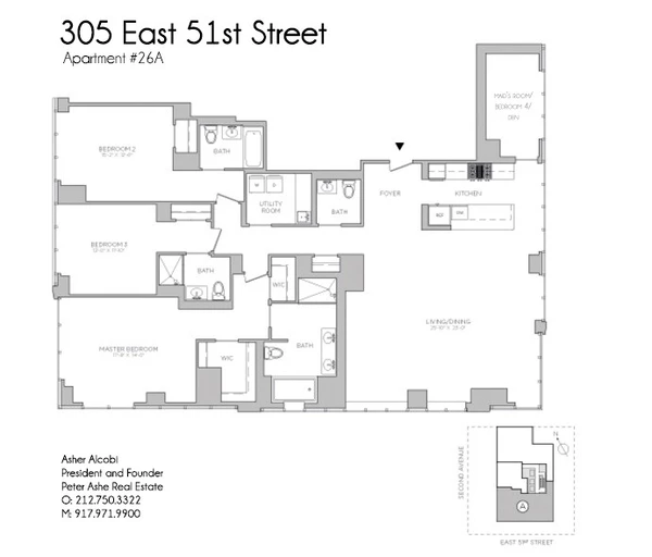 3 bedrooms apartment for rent in Midtown - Manhattan, New York