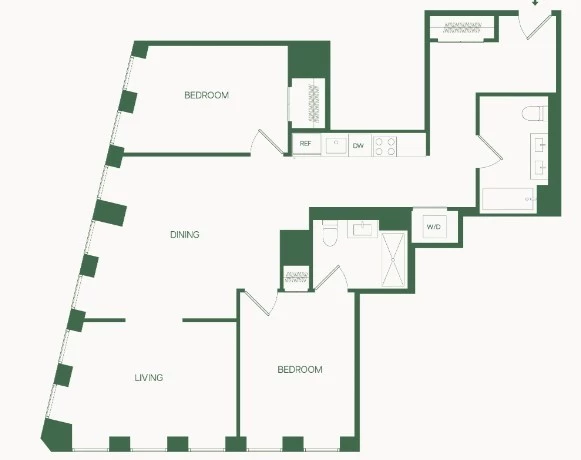 3 bedrooms apartment for rent in FiDi - Manhattan, New York