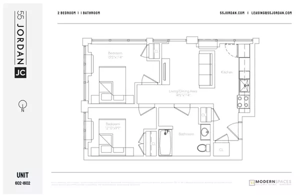 2 bedrooms apartment for rent in Jersey City - Jersey City / Hoboken, New York