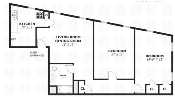 2 bedrooms apartment for rent in Harlem - Manhattan, New York