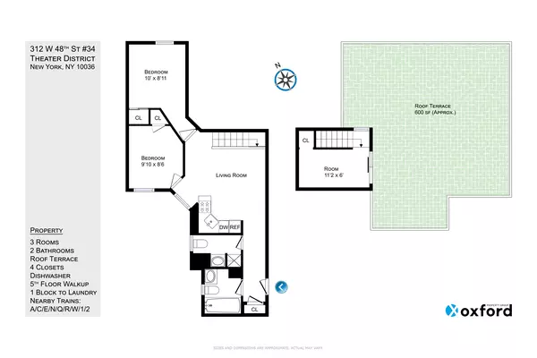 3 bedrooms apartment for rent in Midtown West - Manhattan, New York