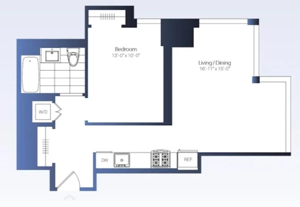 1 bedroom apartment for rent in Midtown West - Manhattan, New York
