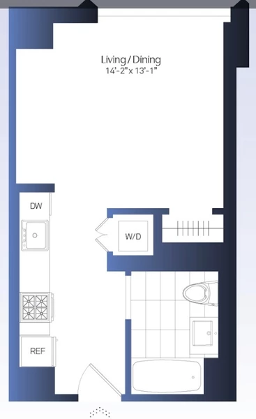 Studio Apartment for rent in Midtown West - Manhattan, New York