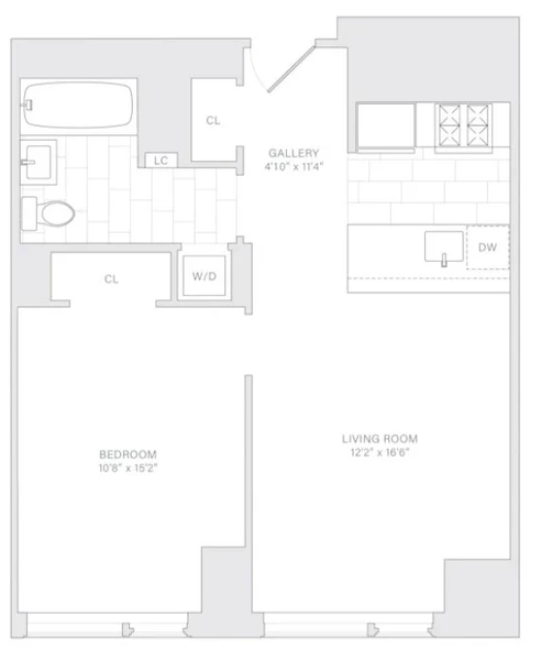 1 bedroom apartment for rent in FiDi - Manhattan, New York