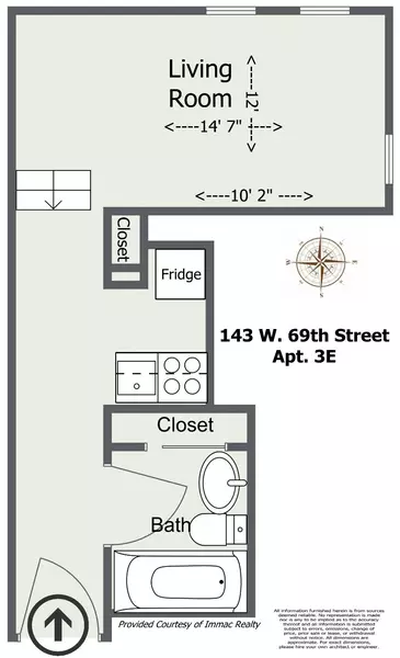 Studio Apartment for rent in Upper West Side - Manhattan, New York