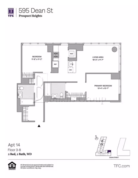 2 bedrooms apartment for rent in Prospect Heights - Brooklyn, New York