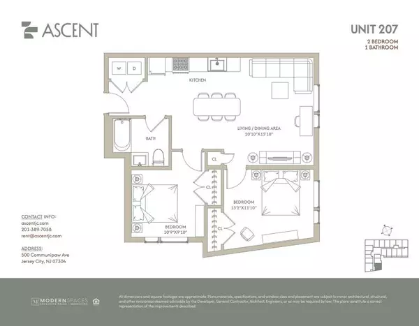 2 bedrooms apartment for rent in Jersey City - Jersey City / Hoboken, New York