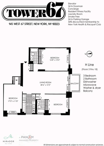 2 bedrooms apartment for rent in Upper West Side - Manhattan, New York