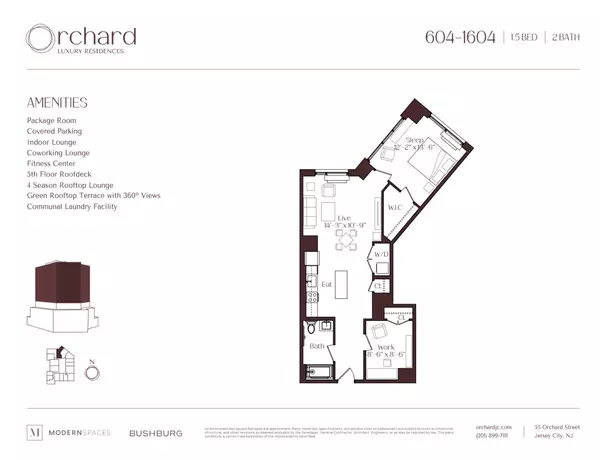 2 bedrooms apartment for rent in Jersey City - Jersey City / Hoboken, New York