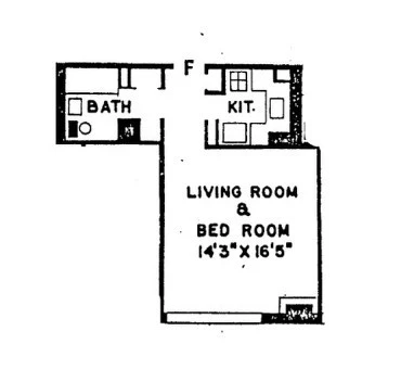 Studio Apartment for rent in Midtown West - Manhattan, New York