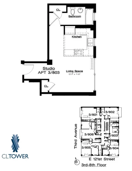 Studio Apartment for rent in Harlem - Manhattan, New York