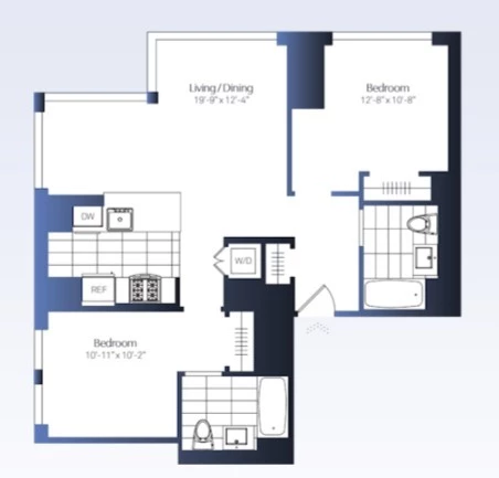 2 bedrooms apartment for rent in Midtown West - Manhattan, New York