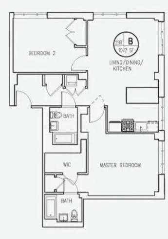 2 bedrooms apartment for rent in Downtown Brooklyn - Brooklyn, New York