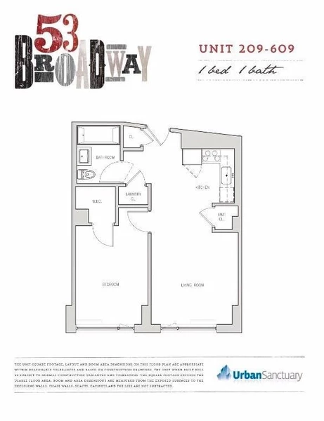 1 bedroom apartment for rent in Williamsburg - Brooklyn, New York