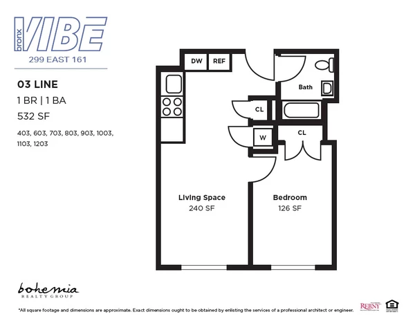 1 bedroom apartment for rent in Concourse Village - The Bronx, New York