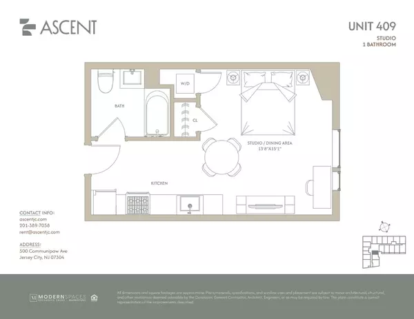 Studio Apartment for rent in Jersey City - Jersey City / Hoboken, New York