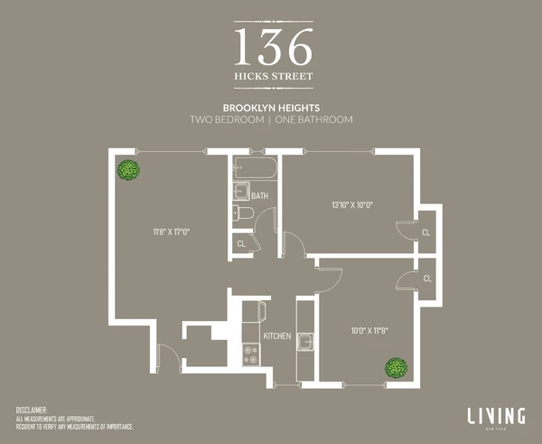 2 bedrooms apartment for rent in Brooklyn Heights - Brooklyn, New York