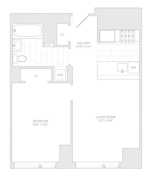 1 bedroom apartment for rent in FiDi - Manhattan, New York