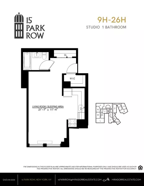 Studio Apartment for rent in FiDi - Manhattan, New York