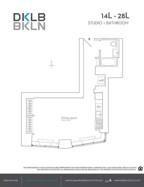 Studio Apartment for rent in Fort Greene - Brooklyn, New York