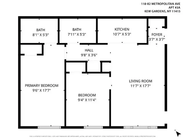 2 bedrooms apartment for rent in Kew Gardens - Queens, New York