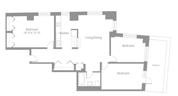 3 bedrooms apartment for rent in FiDi - Manhattan, New York