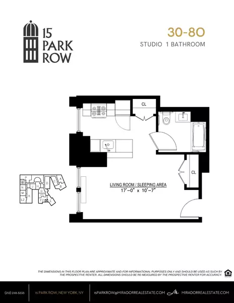 Studio Apartment for rent in FiDi - Manhattan, New York