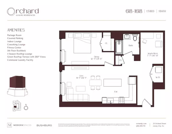 2 bedrooms apartment for rent in Jersey City - Jersey City / Hoboken, New York