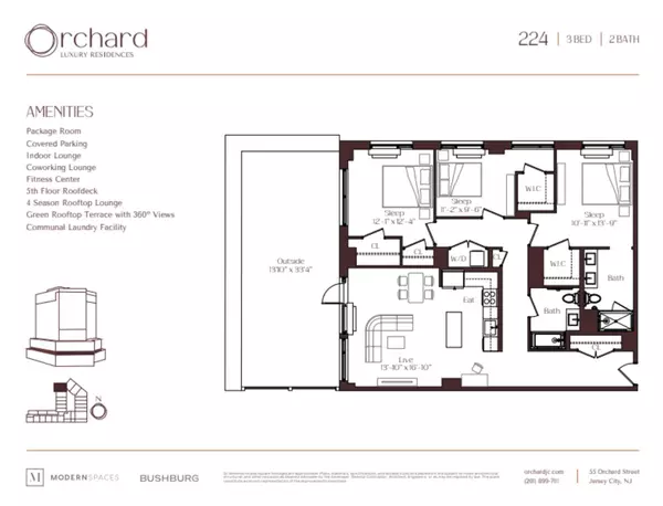 3 bedrooms apartment for rent in Jersey City - Jersey City / Hoboken, New York