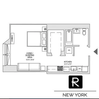 Studio Apartment for rent in Tribeca - Manhattan, New York