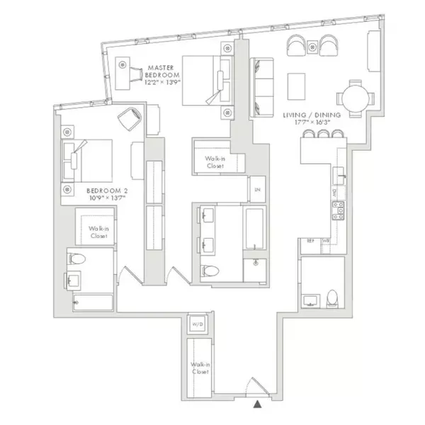 2 bedrooms apartment for rent in Midtown West - Manhattan, New York