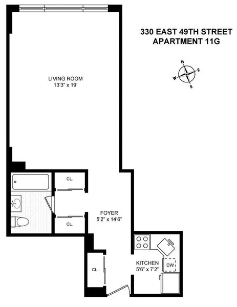 Studio Apartment for rent in Midtown East - Manhattan, New York