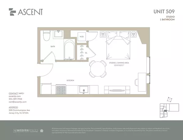 Studio Apartment for rent in Jersey City - Jersey City / Hoboken, New York