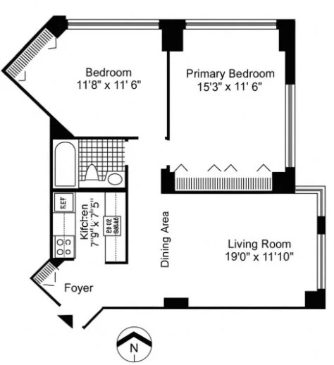 2 bedrooms apartment for rent in Battery Park - Manhattan, New York