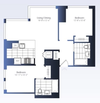 2 bedrooms apartment for rent in Midtown West - Manhattan, New York