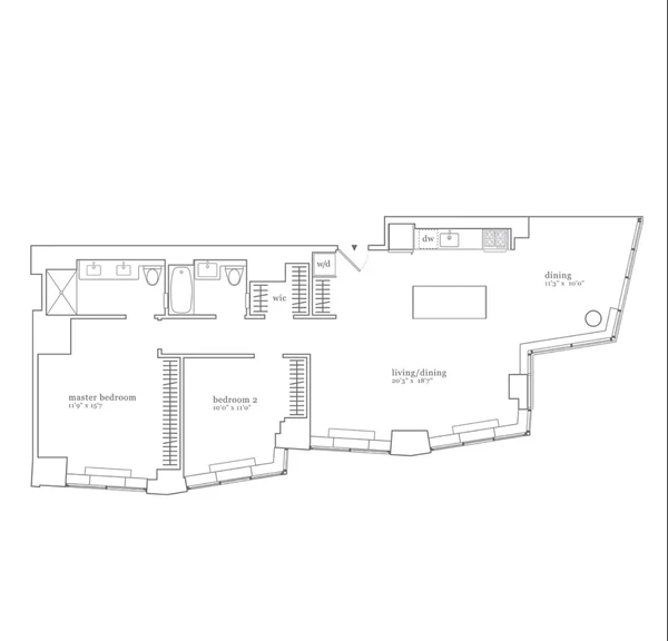 2 bedrooms apartment for rent in Fort Greene - Brooklyn, New York