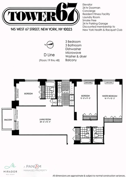 3 bedrooms apartment for rent in Upper West Side - Manhattan, New York