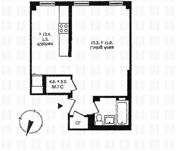 Studio Apartment for rent in Midtown West - Manhattan, New York