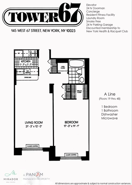 1 bedroom apartment for rent in Upper West Side - Manhattan, New York